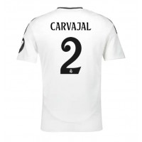 Camisa de Futebol Real Madrid Daniel Carvajal #2 Equipamento Principal 2024-25 Manga Curta